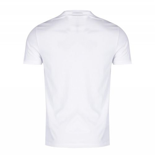 Mens White Eagle Stitch S/s T Shirt 29140 by Emporio Armani from Hurleys