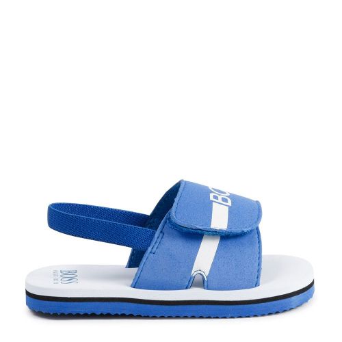 Toddler Electric Blue Aqua Slides (19-26) 103946 by BOSS from Hurleys