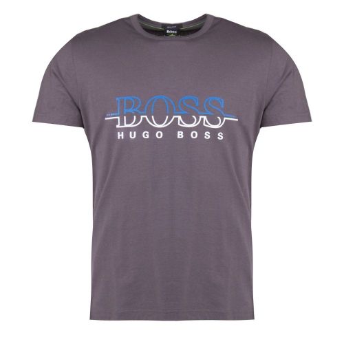 Athleisure Mens Grey Tee 2 Logo S/s T Shirt 26636 by BOSS from Hurleys