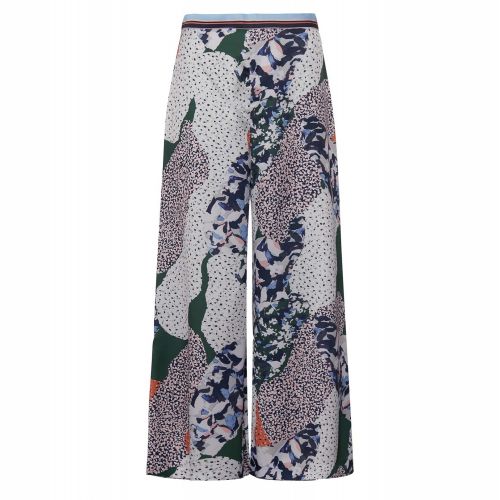 Womens Navy Multi Asha Mix Drape Culottes 53968 by French Connection from Hurleys