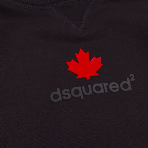 Boys Black Silhouette Maple Hoodie 91478 by Dsquared2 from Hurleys