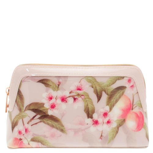 Womens Light Pink Blondel Peach Blossom Print Make Up Bag 18695 by Ted Baker from Hurleys