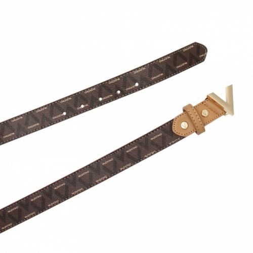 Womens Brown Forever Liuto Slim Belt 57257 by Valentino from Hurleys