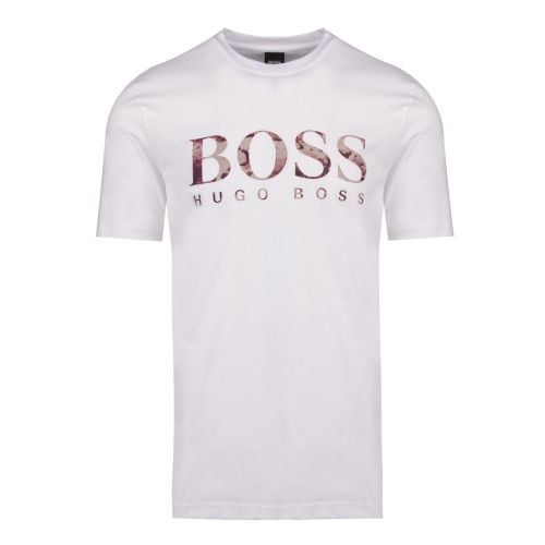 Casual Mens White Tauch 1 Branded S/s T Shirt 42558 by BOSS from Hurleys