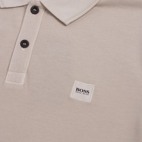 Casual Mens Light Grey Prime Slim Fit S/s Polo Shirt 74510 by BOSS from Hurleys