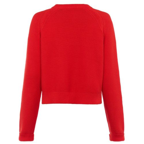 French Connection Womens Fiery Red Lilly Mozart Jumper | Hurleys
