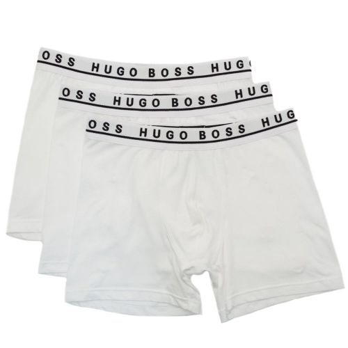 Mens White Cyclist 3 Pack Boxers 67258 by BOSS from Hurleys