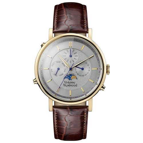 Mens Brown Portland Chrono Watch 69064 by Vivienne Westwood from Hurleys
