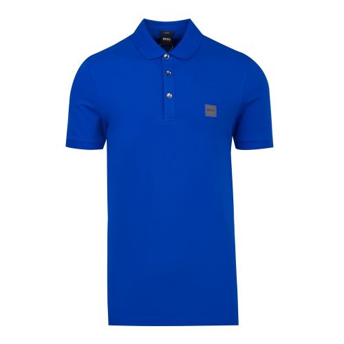 Casual Mens Bright Blue Passenger Slim Fit S/s Polo Shirt 57006 by BOSS from Hurleys