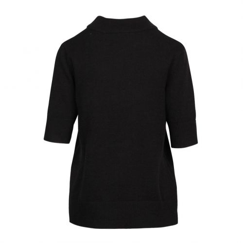 Womens Black Viril Crew Neck Knitted Top 91685 by Vila from Hurleys