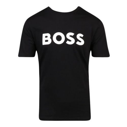 Casual Mens Black Thinking 1 S/s T Shirt 110594 by BOSS from Hurleys