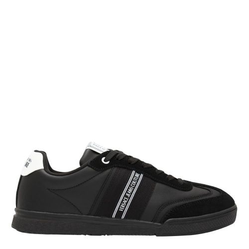 Mens Black Spinner Trainers 92076 by Versace Jeans Couture from Hurleys