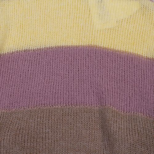 Womens Yellow Multi Vipolana Stripe Knitted Jumper 57665 by Vila from Hurleys