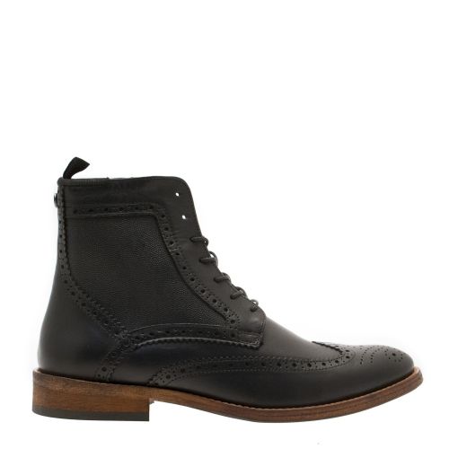 Mens Black Belford Brogue Boots 31232 by Barbour from Hurleys