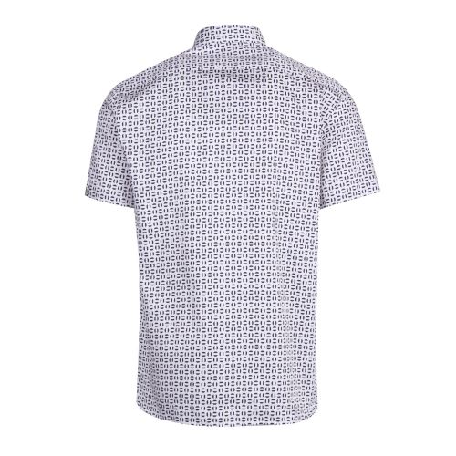 Mens White Steeve Geo Print S/s Shirt 43898 by Ted Baker from Hurleys