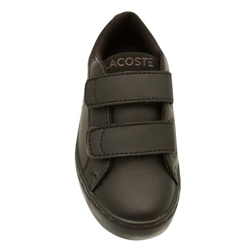 Boys Black Straightset Trainer 7350 by Lacoste from Hurleys