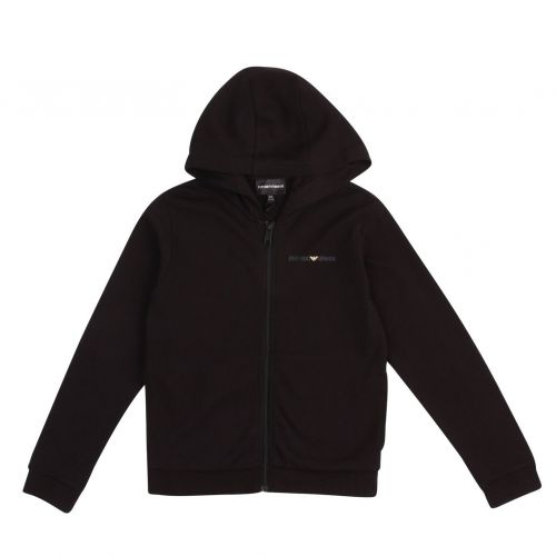 Boys Black Tracksuit 77637 by Emporio Armani from Hurleys