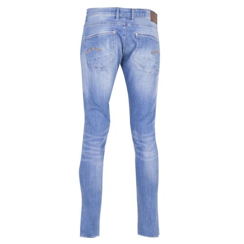 Mens Blue Aged Destroy Revend Skinny Fit Jeans 35053 by G Star from Hurleys