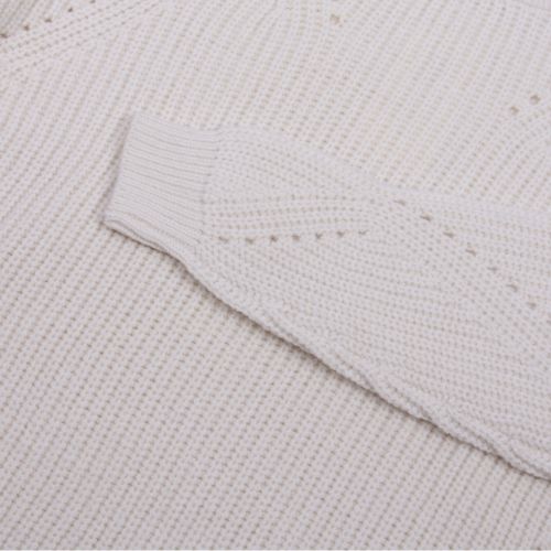 Womens Whisper White Vibirth Turtle Neck Knitted Jumper 49747 by Vila from Hurleys