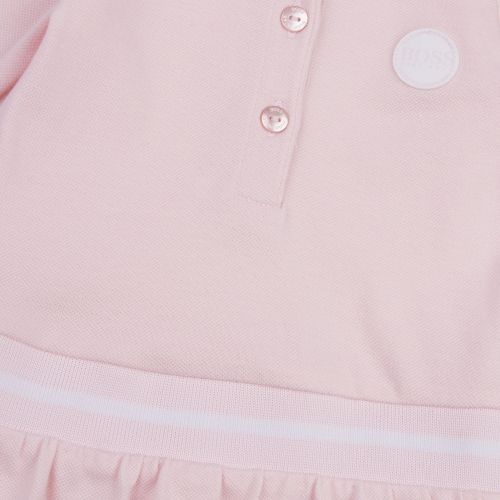 Baby Pale Pink Branded Polo Tennis Dress 45490 by BOSS from Hurleys