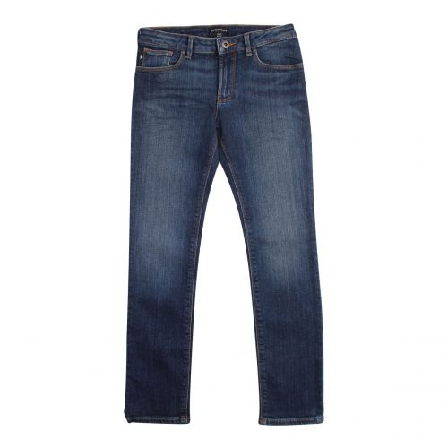 Boys Blue Wash J06 Slim Fit Jeans 77619 by Emporio Armani from Hurleys