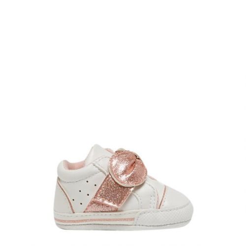 Baby White Bow Velcro Trainers (15-19) 103015 by Mayoral from Hurleys