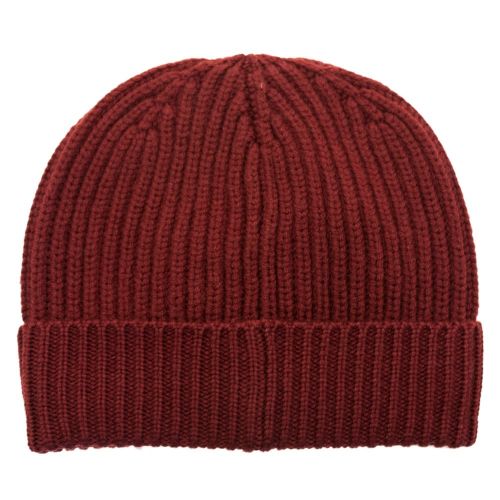 Mens Bordeaux Beanie Hat 68122 by Armani Jeans from Hurleys