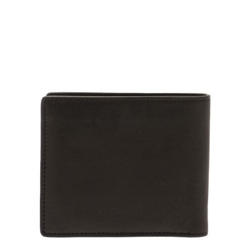 Mens Black Zebra Pebbled Bifold Wallet 28701 by PS Paul Smith from Hurleys