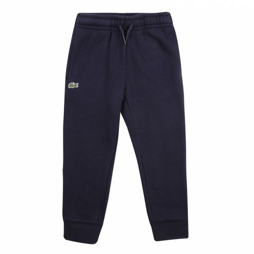 Boys Navy Branded Sweat Pants 50436 by Lacoste from Hurleys