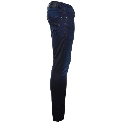 Mens Dark Aged Wash Revend Super Slim Fit Jeans 54273 by G Star from Hurleys