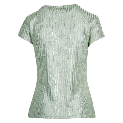 Womens Mint Catrino Metallic Fitted S/s T Shirt 59647 by Ted Baker from Hurleys