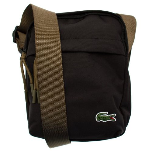 Mens Black Pouch Bag 61863 by Lacoste from Hurleys