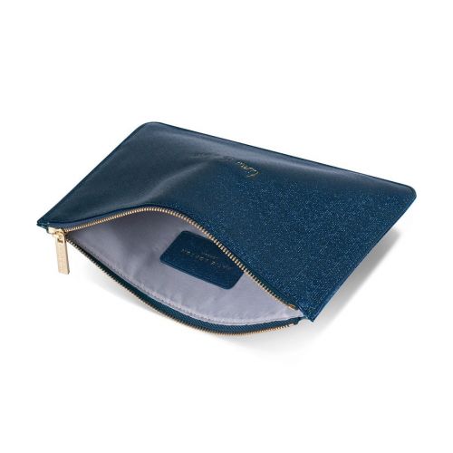 Womens Shiny Sapphire Time To Shine Perfect Pouch 81653 by Katie Loxton from Hurleys