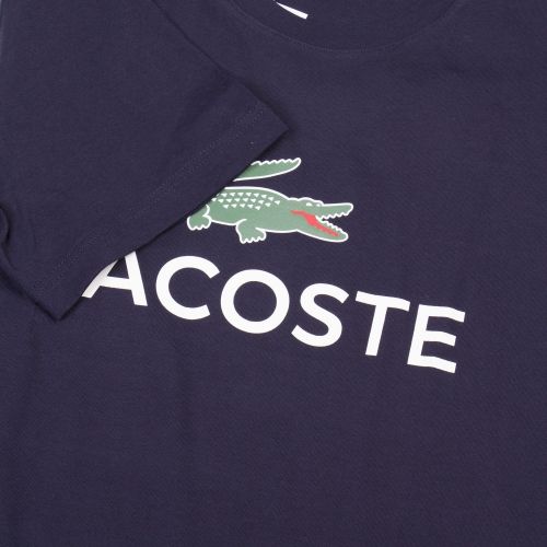 Mens Navy Big Logo S/s T Shirt 31038 by Lacoste from Hurleys
