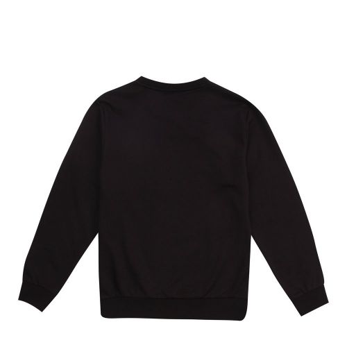 Boys Black 7-Lines Gold Sweat Top 84141 by EA7 from Hurleys
