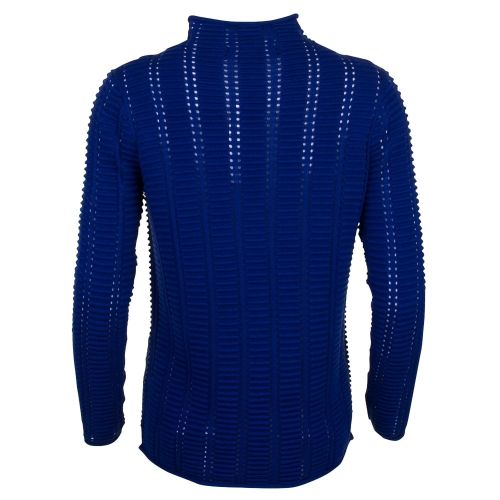 Womens Blue Depths Mozart Ladder Knits L/s Top 70770 by French Connection from Hurleys
