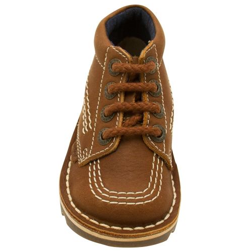 Infant Brown Kick Hi (5-12) 18846 by Kickers from Hurleys