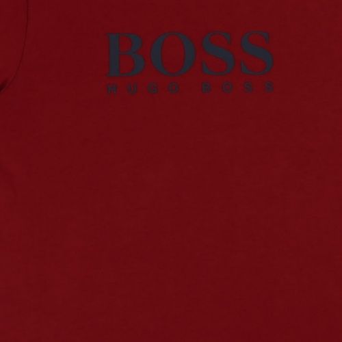 Boys Crimson Branded Logo S/s T Shirt 45551 by BOSS from Hurleys