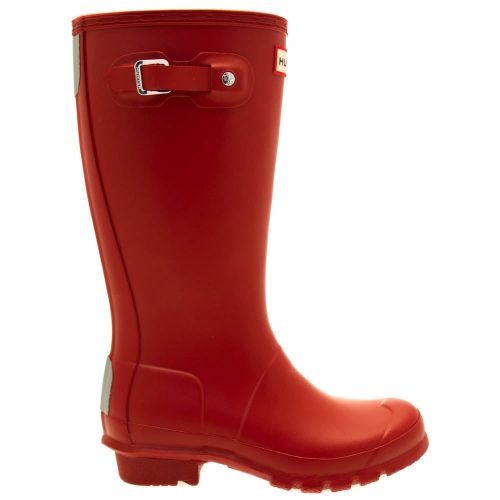 Kids Military Red Original Wellington Boots (12-5) 24969 by Hunter from Hurleys
