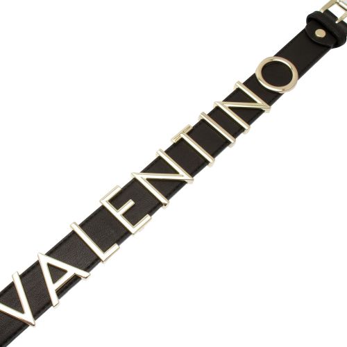 Womens Black/Gold Emma Winter Wide Belt 76065 by Valentino from Hurleys