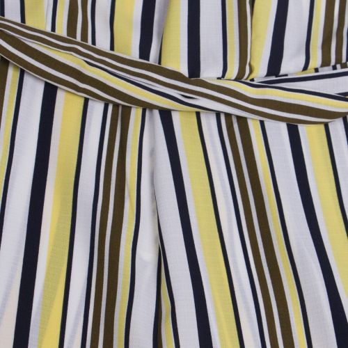Womens Yellow Vimavia Stripe Jumpsuit 41566 by Vila from Hurleys