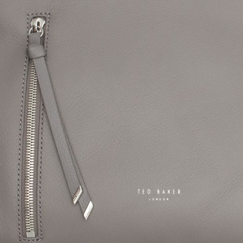 Womens Dark Grey Hanee Double Zip Small Tote Bag 53032 by Ted Baker from Hurleys