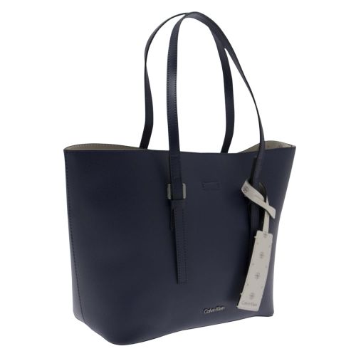 Womens Navy CK Zone Shopper Bag & Pouch 20545 by Calvin Klein from Hurleys