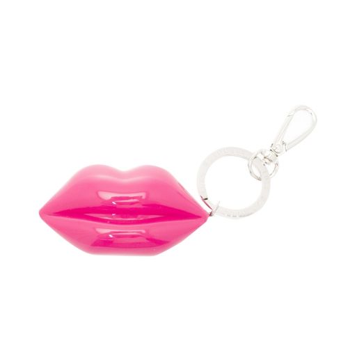 Lulu Guiness Womens Hot Pink Mini Perspex Lips Keyring 27792 by Lulu Guinness from Hurleys