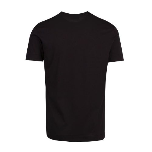 Mens Black Logo Print S/s T Shirt 82066 by Emporio Armani from Hurleys