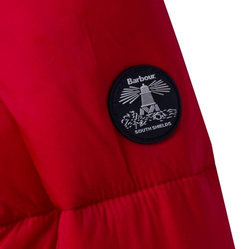 Girls Lighthouse Red Icefield Quilted Jacket 65734 by Barbour from Hurleys