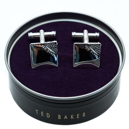 Mens Silver Cookke Cufflinks 63425 by Ted Baker from Hurleys