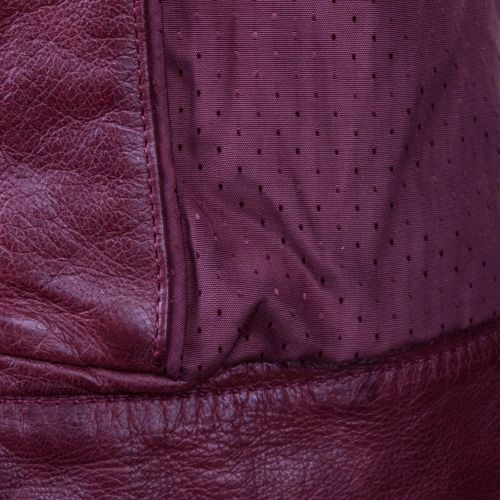 Womens Dark Red Janabelle Leather Jacket 60261 by BOSS from Hurleys