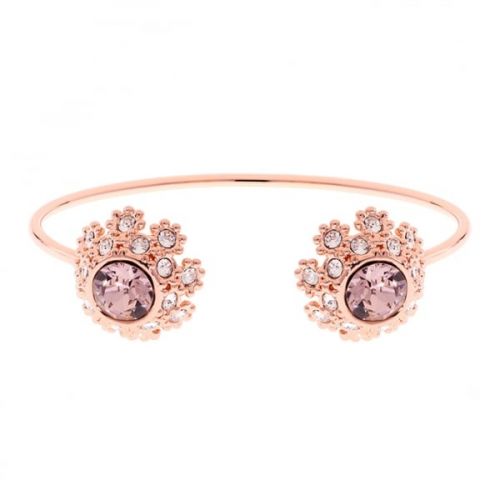 Womens Rose Gold Seniie Crystal Daisy Lace Cuff Bracelet 15972 by Ted Baker from Hurleys