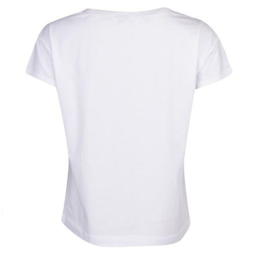 Womens White Love Heart S/s T Shirt 21412 by Love Moschino from Hurleys